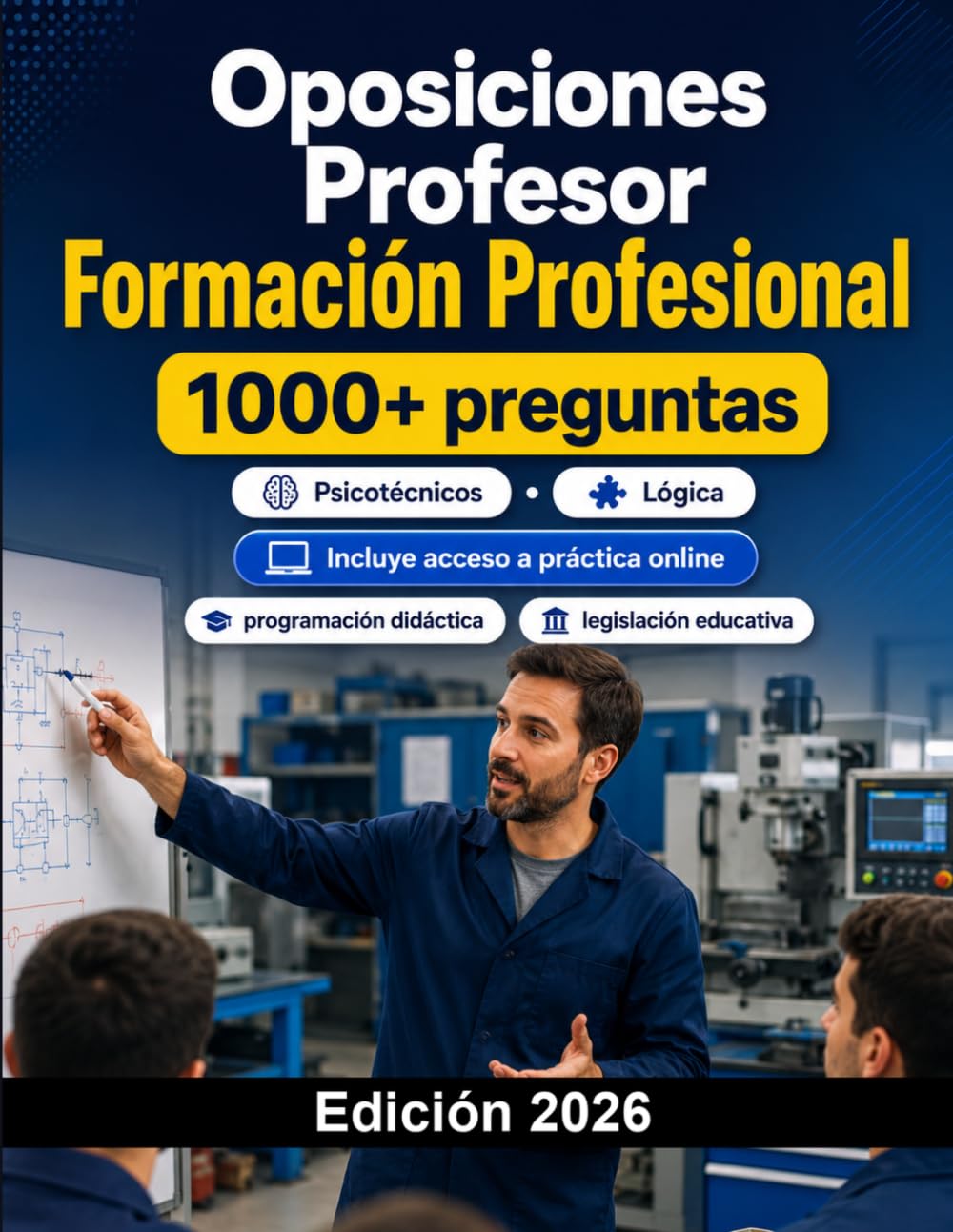 Oposiciones Profesor Formación Profesional 2026: Especialidad profesional, programación didáctica, unidades, legislación educativa, supuestos prácticos y exposición oral