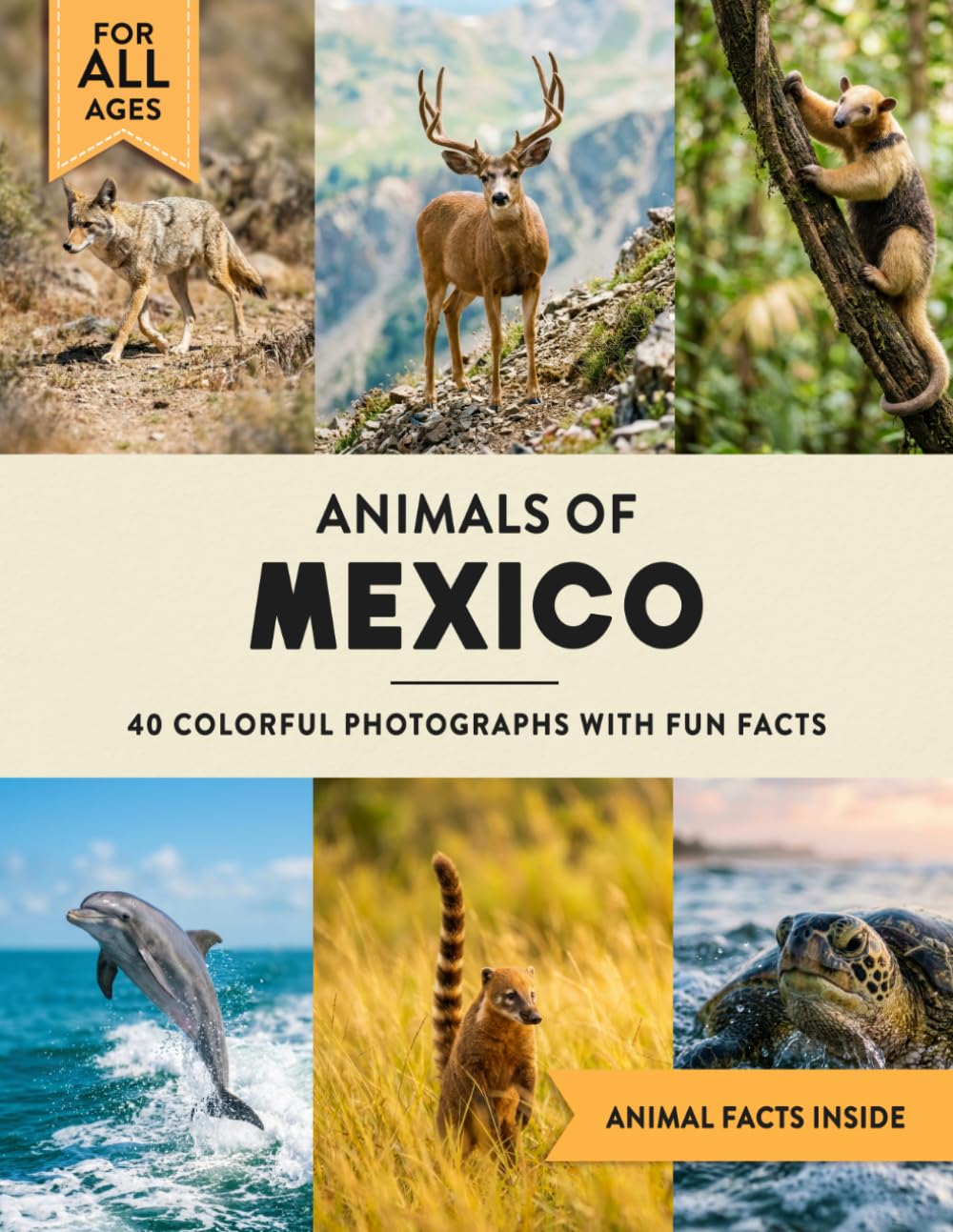 Animals of Mexico: A Wildlife Picture Book With Fun Facts Including Cancun and Chichen Itza For Kids & Adults