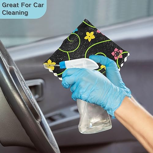 Miniatura 7 de FRODOTGV Small Wildflowers Quality Print Kitchen Microfiber Towels Absorbent 6 Pack Kitchen Accessories for Cooking for Bathroom Sink