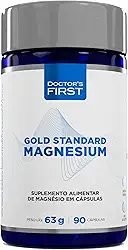 Magnesio (Citrato, Quelato e Dimalato) - Doctor's First- Gold Standard Magnesium - 90 cápsulas