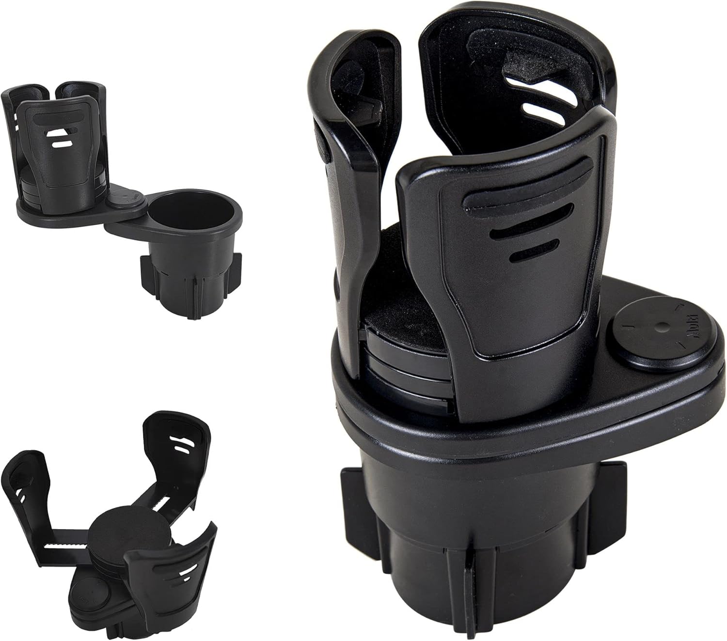 Turthare Dual Cup Holder Expander for Car, 2 in 1