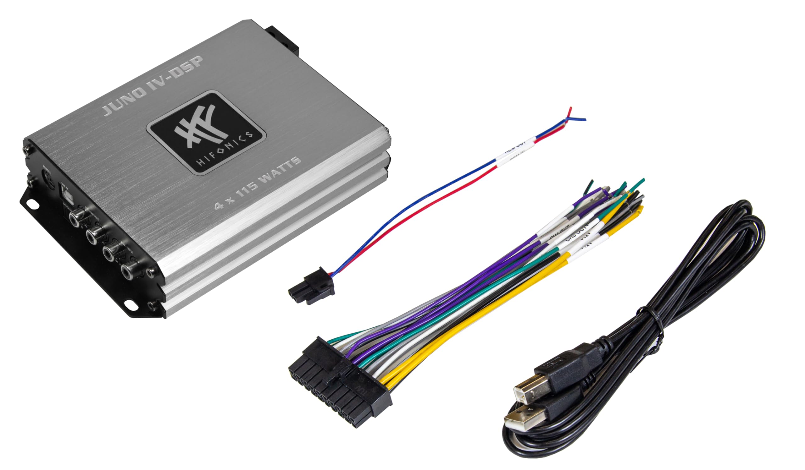 HiFonics JUNO4DSP - 4-Kanal Verstärker mit 6-Kanal DSP