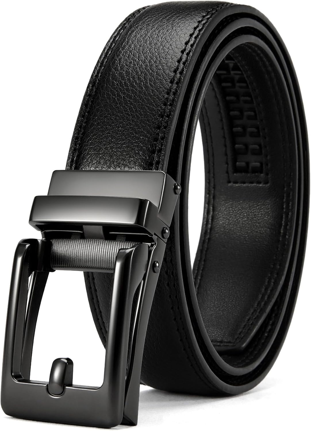 CHAOREN Ratchet Kids Belt, Dress Boys Leather Belt, 1.25" Adjustable for Casual and Formal Wear