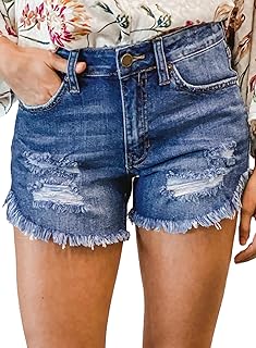 QACOHU Womens Summer Shorts Casual Comfy Drawstring Elastic Waist Shorts with Pockets