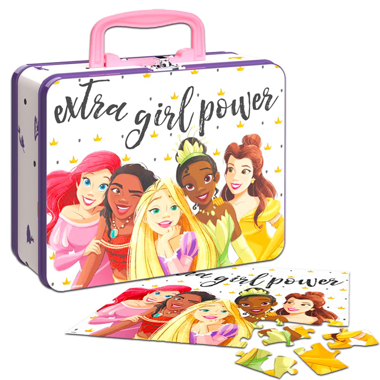 Amazon.com: Disney Princess 48pc Puzzle Tin - Lunch Tin Box ( 7.75