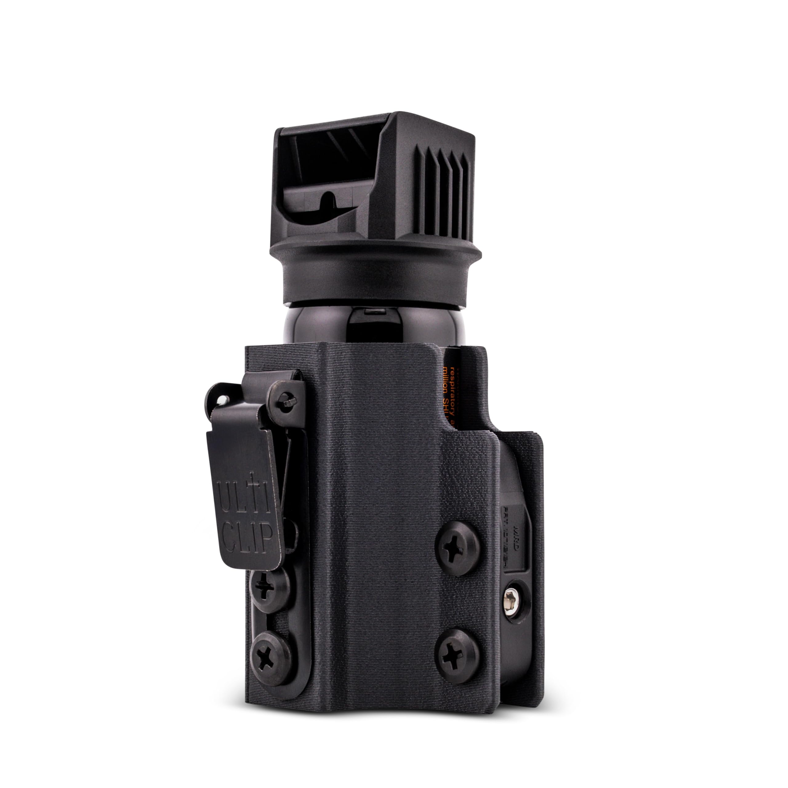 Police Force Heavy Duty Nylon Belt Holster - Quick Access For Pepper Spray, Flashlight