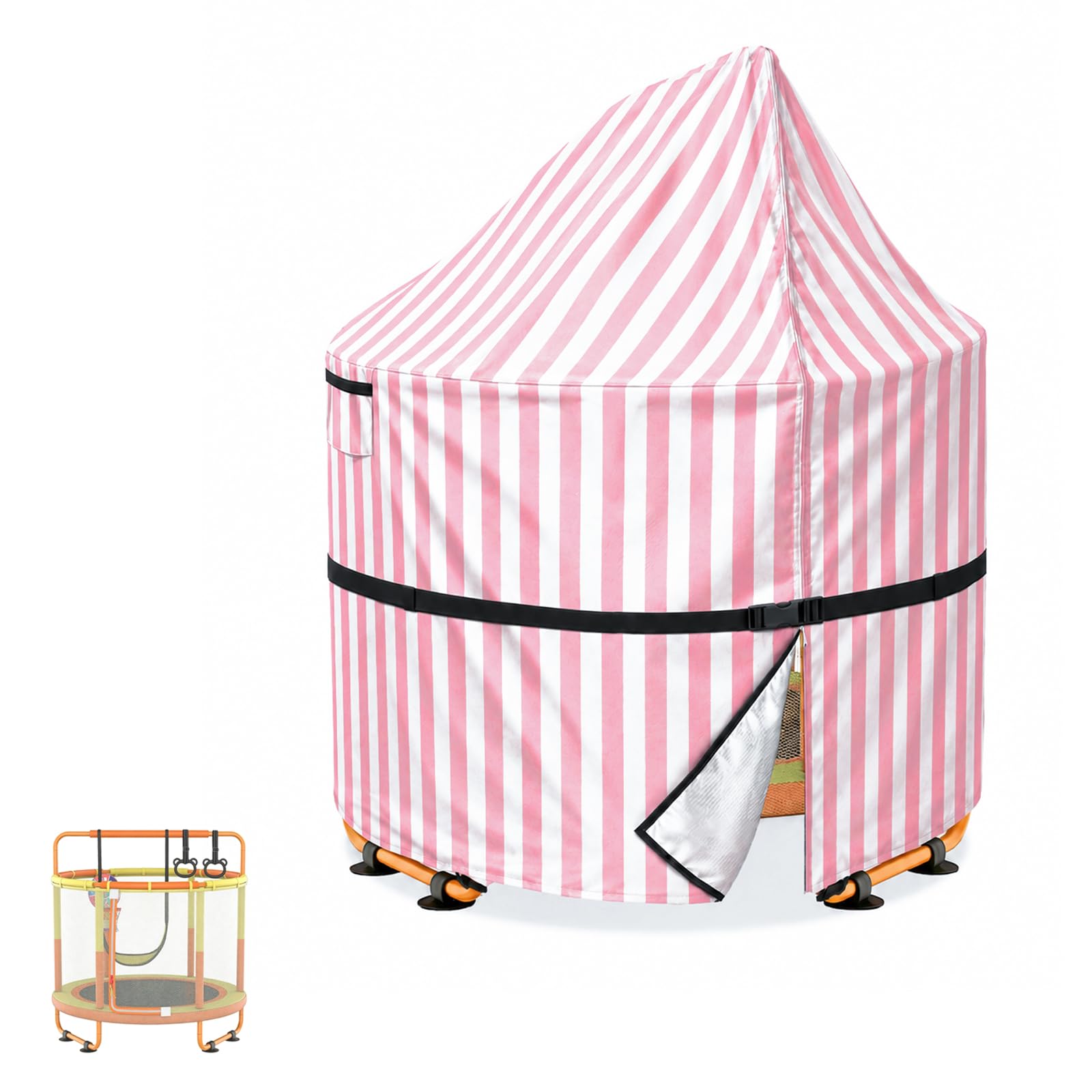 55" Mini Trampoline Cover Waterproof UV Shade Windproof