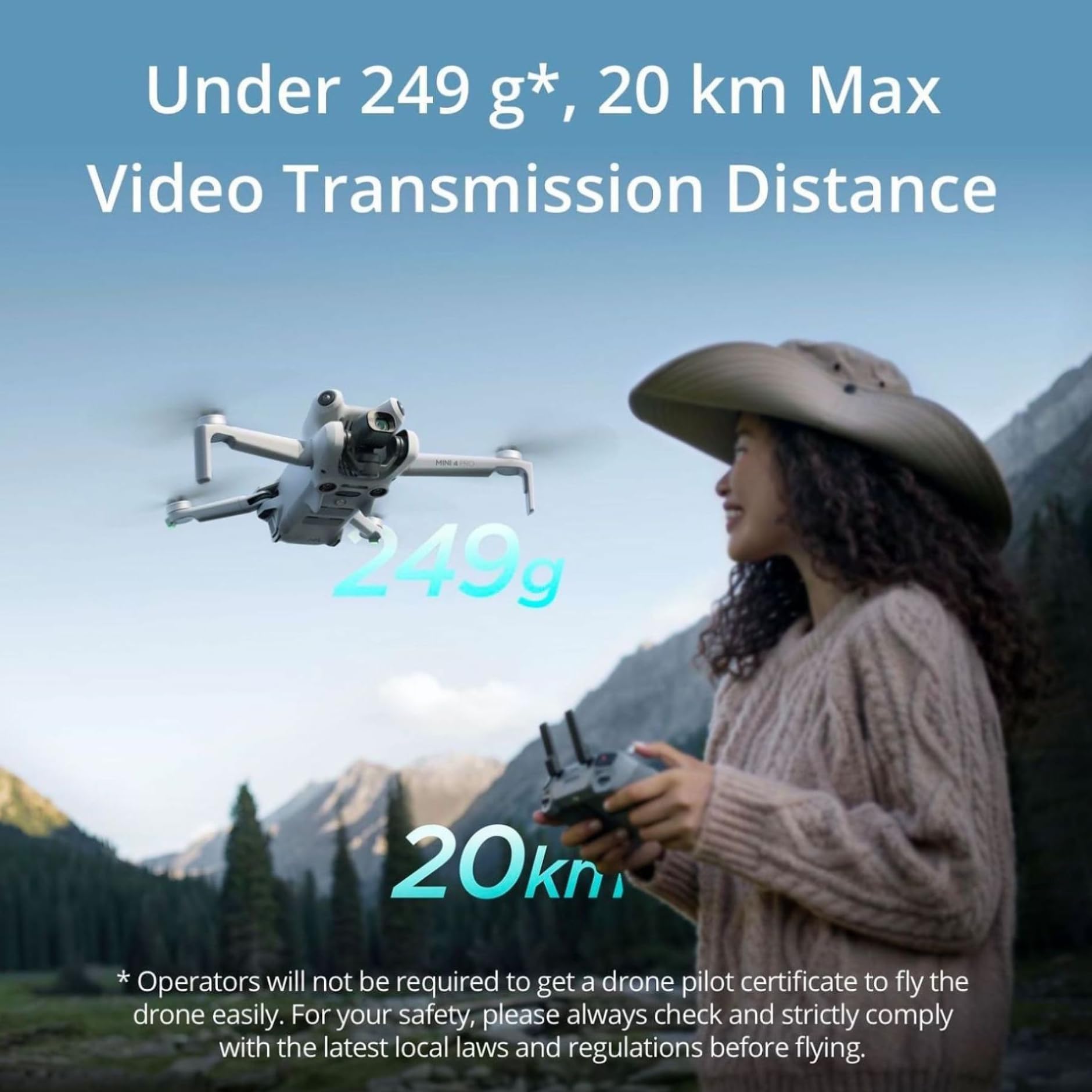 DJI Mini 4 Pro con RC-N2 4K Drone - Dettaglio