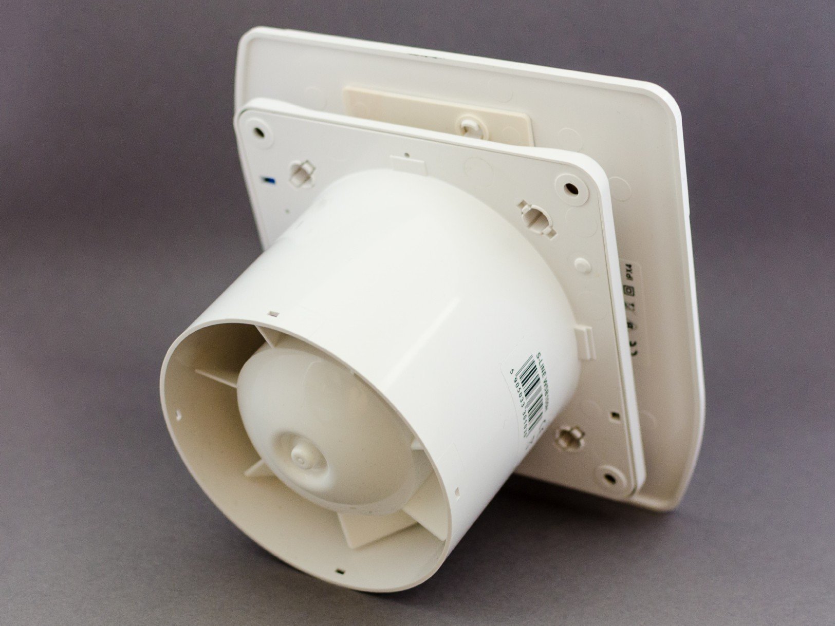 Ventilatore Estrattore Per Bagno Awenta 100mm Con Timer E Umidostato - Bianco Lucido