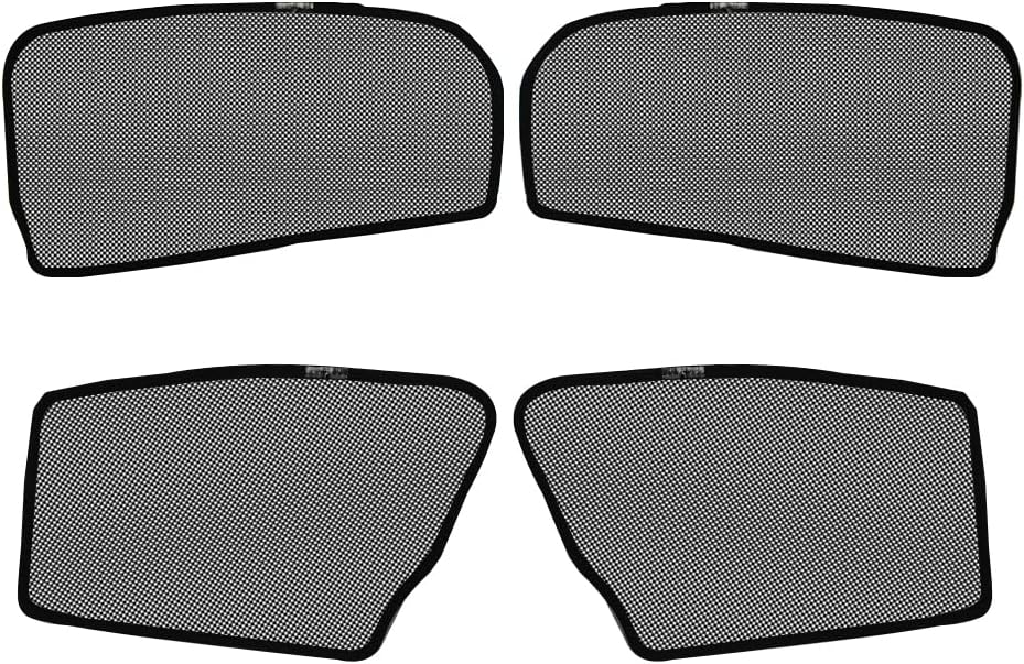 BWEN Car Window Shades for Kia Forte 2019-2024 Magnetic Window Curtain with Breathable Mesh Blocking 99% Sun Glare and Heat Keep Vehicle Cool for Sleepping, Camping (4PCS)