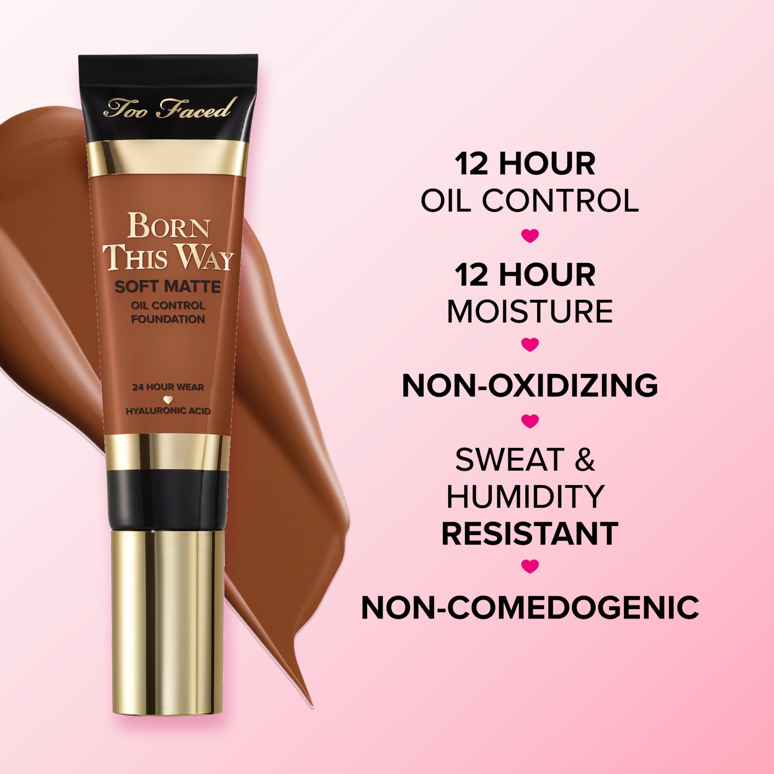 Too Faced Born This Way Soft Matte Foundation, 1 Fl Oz