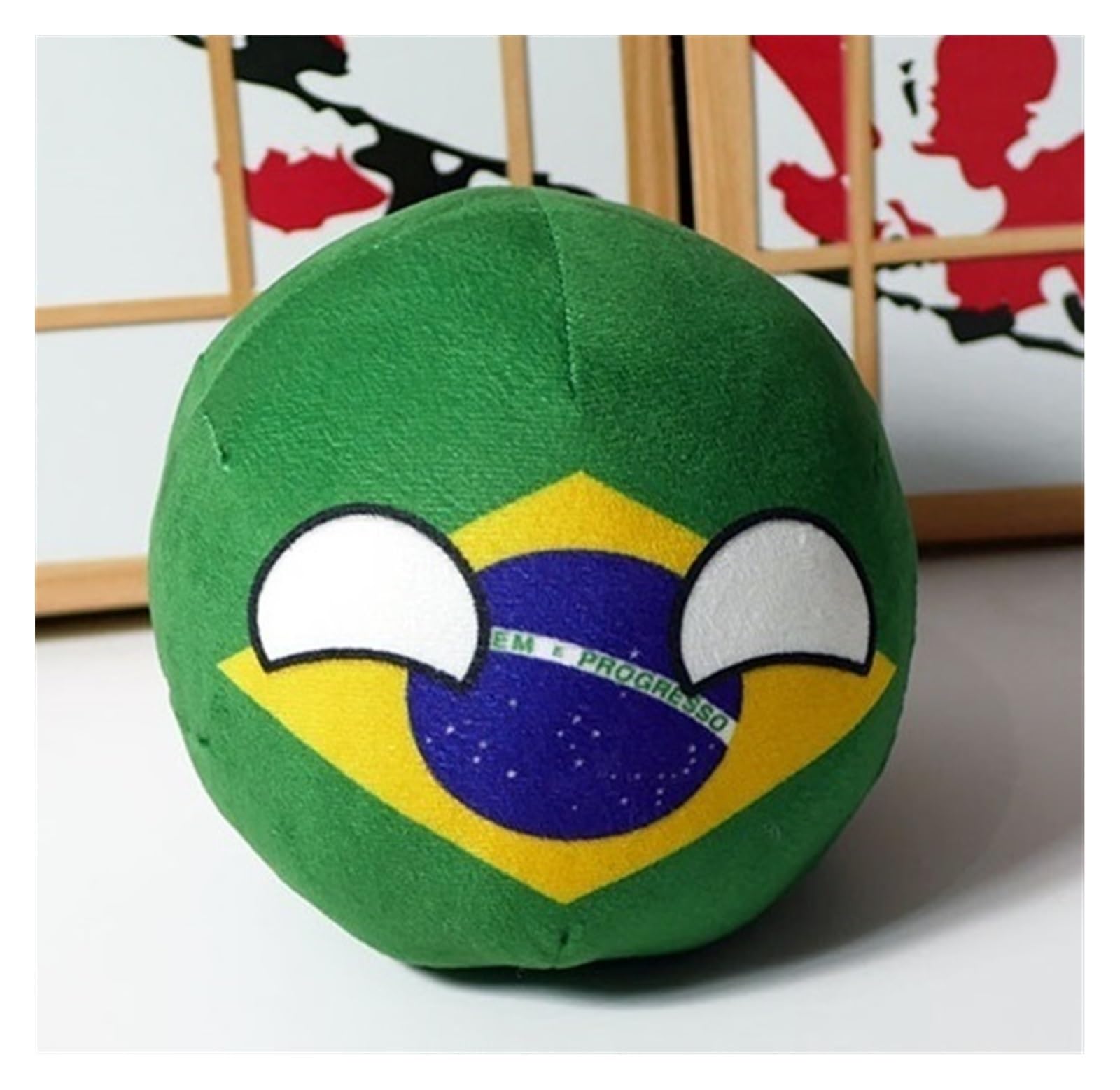 Amazon.com: GANGKJDS Polandball Countryballs Plush Doll Ukraine