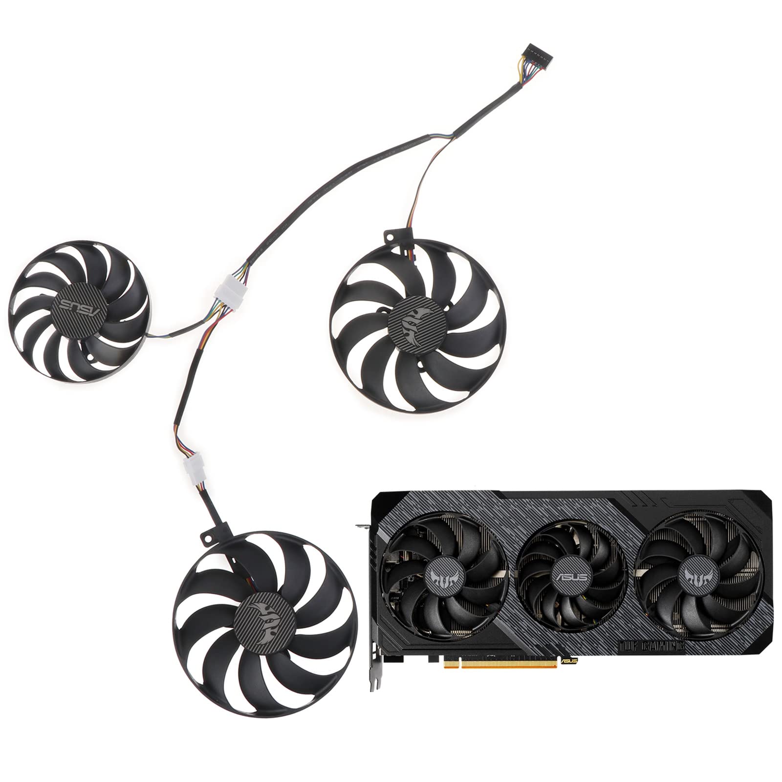 Amazon.co.jp: 4Pin 12V GPU 冷却ファン Radeon RX 5700 XT 8GB TUF