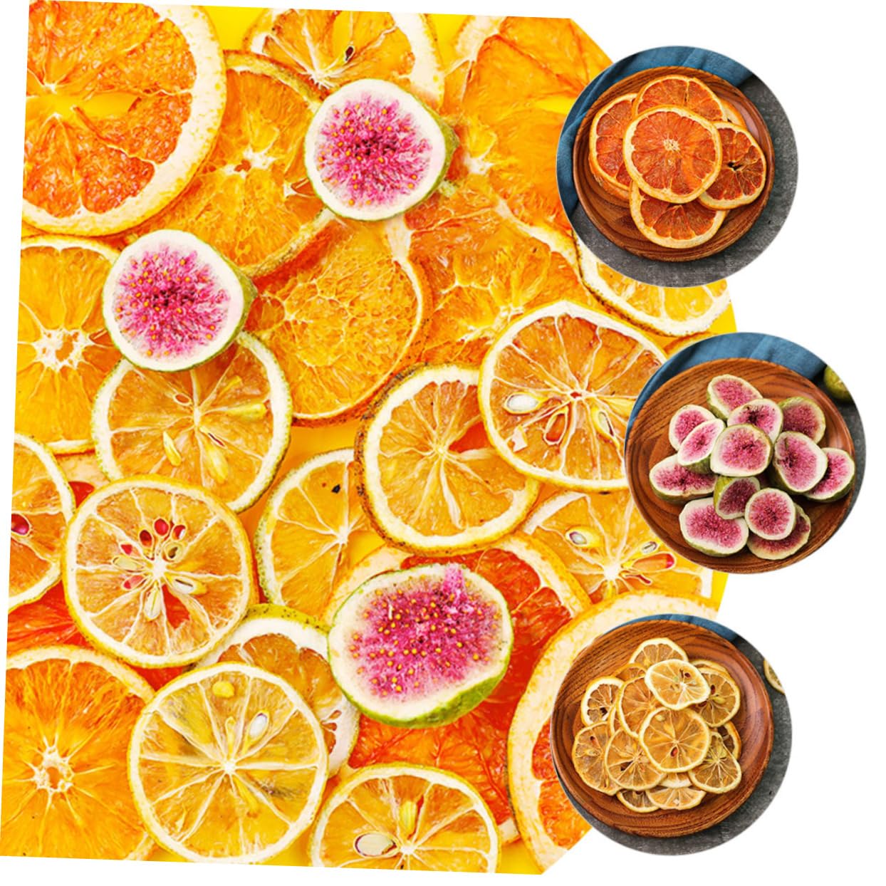2stücke Deko Orange Und Zitrusfrüchte Getrocknete Fruchtscheiben Für Cake Decoration Vielseitig Einsetzbar Für Feste Wreaths Und Tischdekoration Weihnachtsdeko