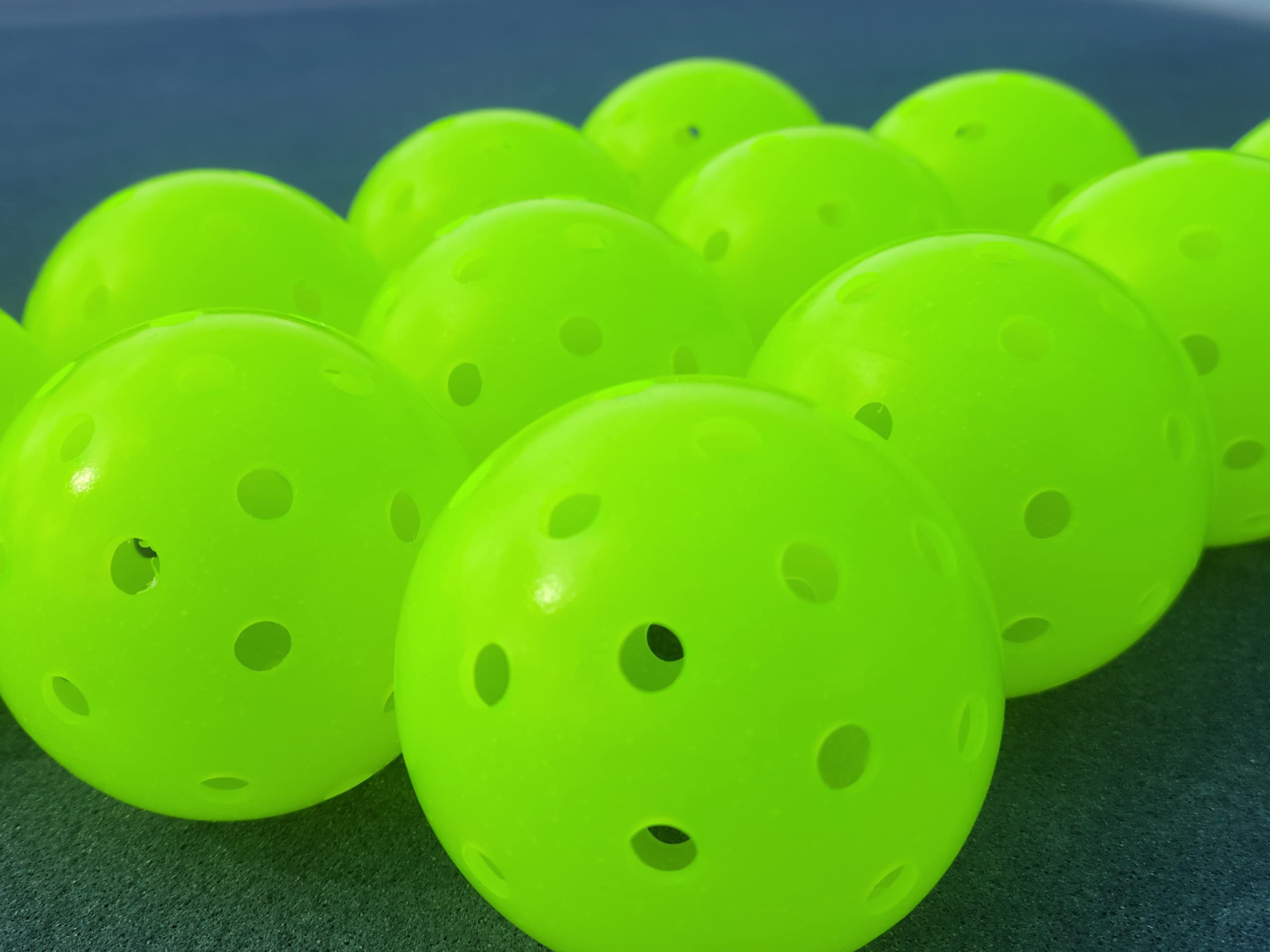 Professional Pickleballs (12), Lime Green