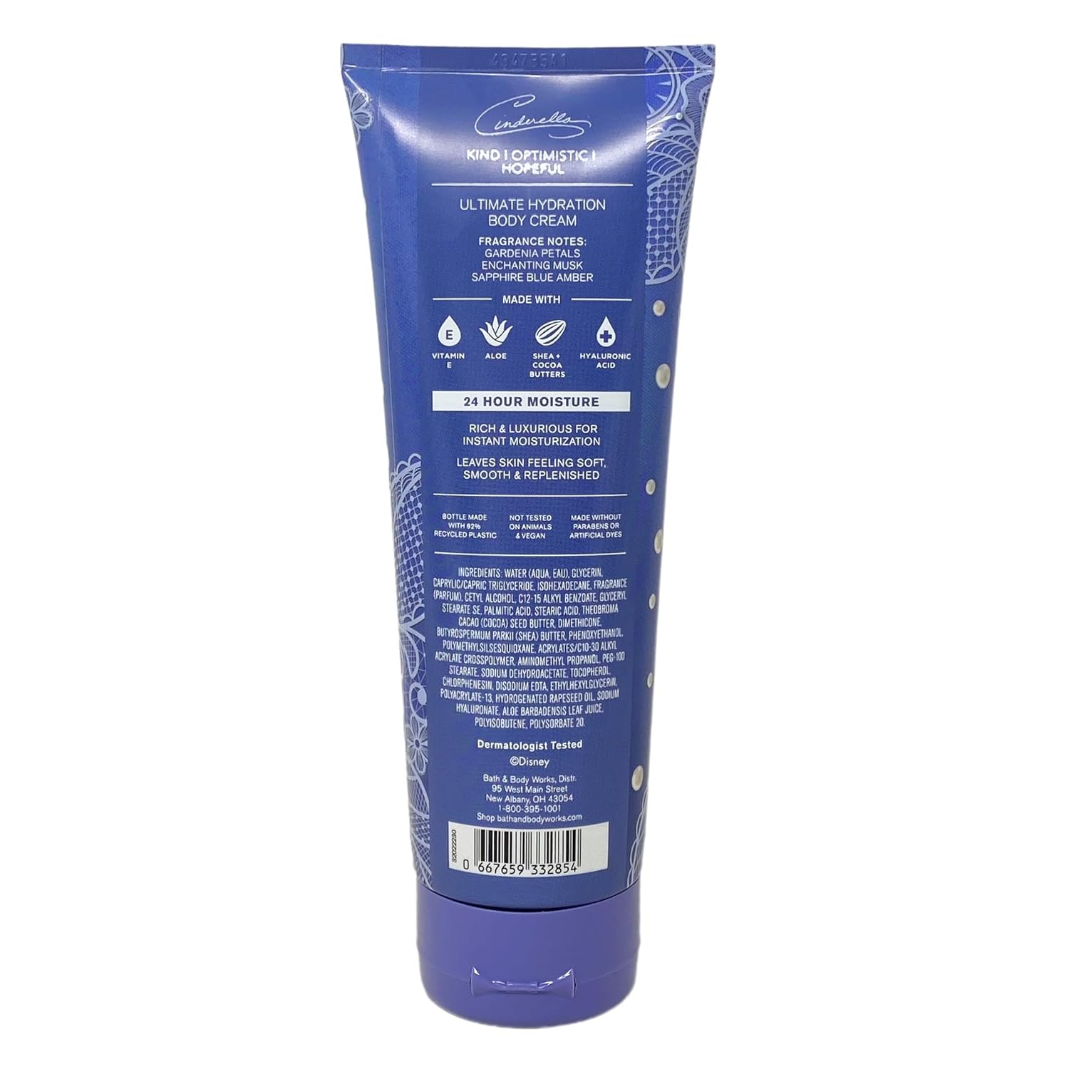 Bath & Body Works Limited Edition Princess Collection Cinderella 2 Pack Body Cream Bundle with a Creamy Rose Bar Soap - Full Size - Image 3