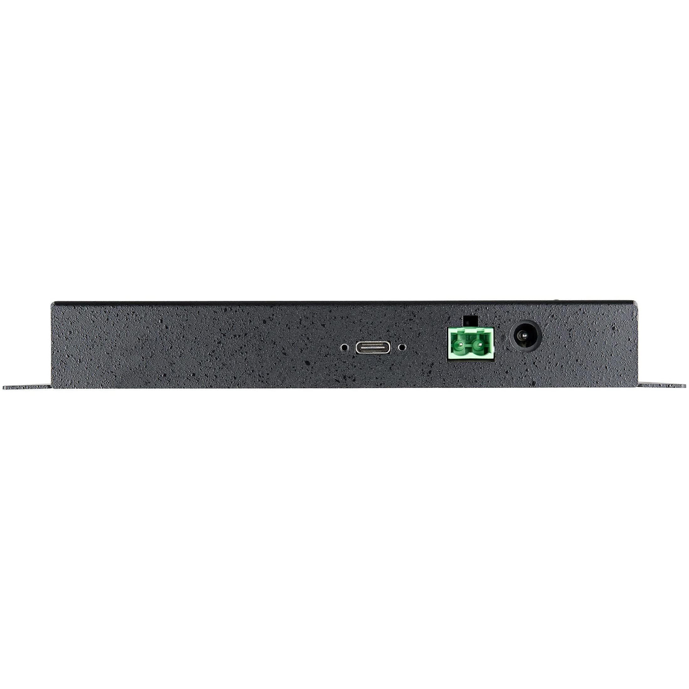 StarTech 4-Port USB-C Hub 10Gbit/s, 3x USB-A 1x USB-C, Metall (HB31C3A1CME) | Industrieller USB-Hub, ESD-Überspannungsschutz, Montierbar, USB 3.2 Gen 2, USB-C oder USB-A Host