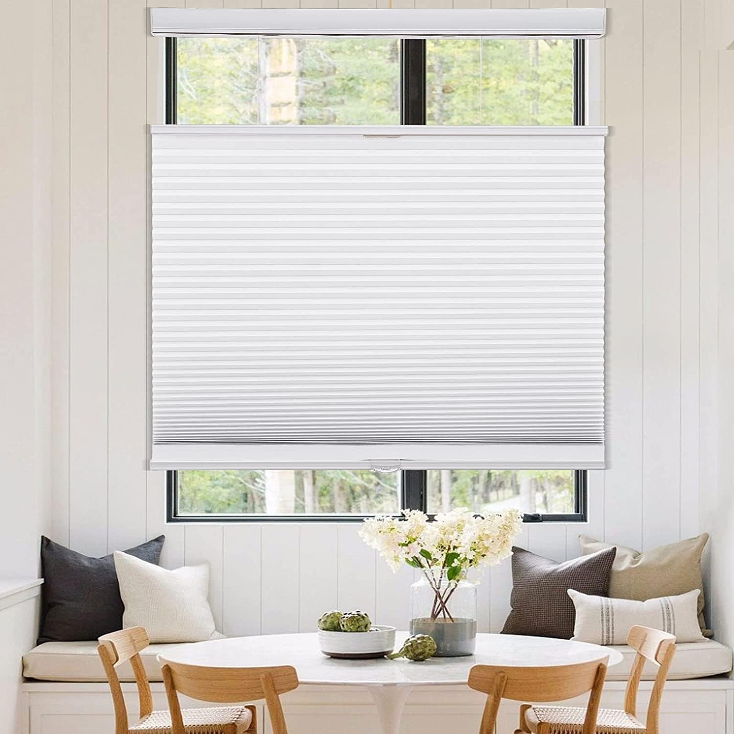 MYshade Custom Cellular Window Shades Cordless, Blackout
