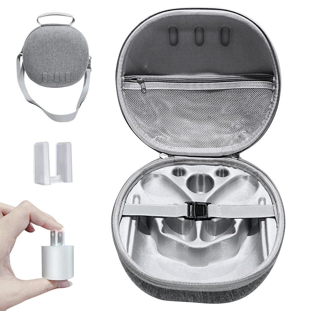 Étui de Transport Rigide pour Casque Meta Quest 3 Étui de Transport Antichoc Anti-Rayures avec bandoulière Sac de Rangement pour Casque Compatible avec Quest 3 Accessoires