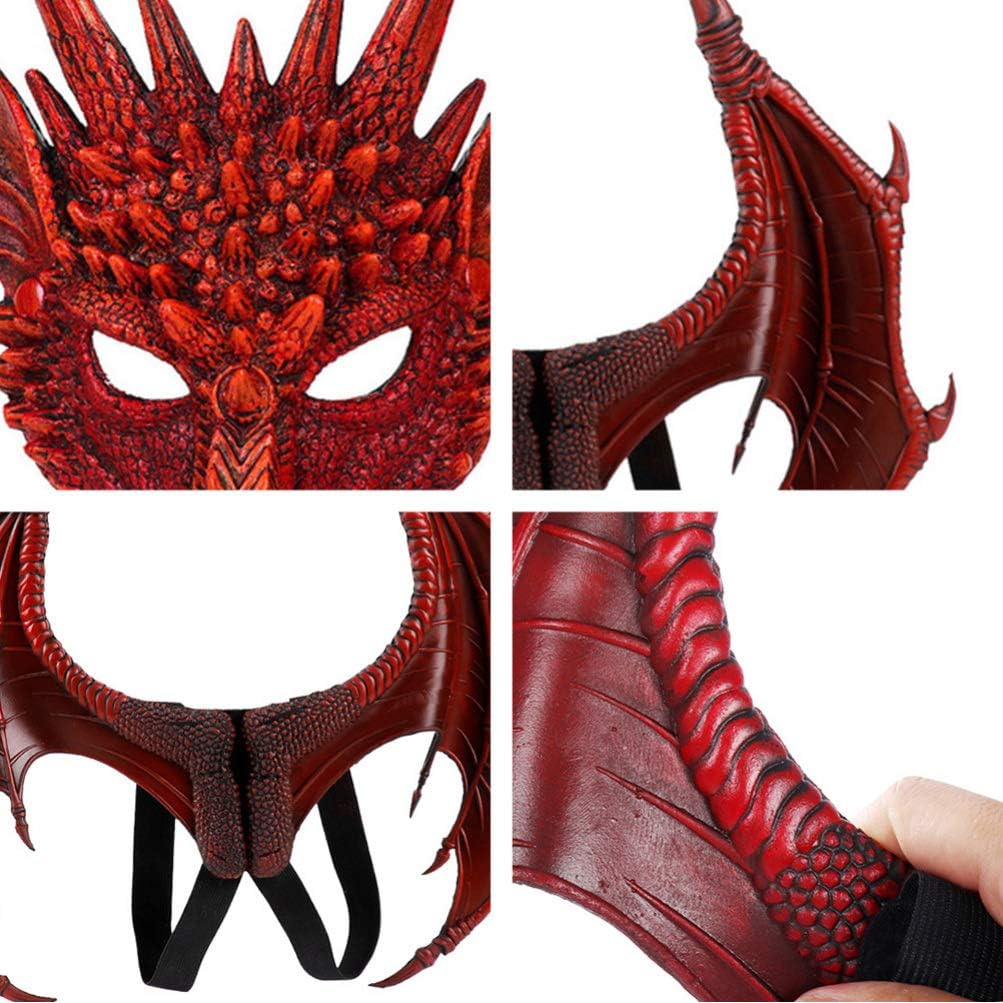 Halloween 3D Dragon Wings - Captivating Dragon Costume Set for Fun