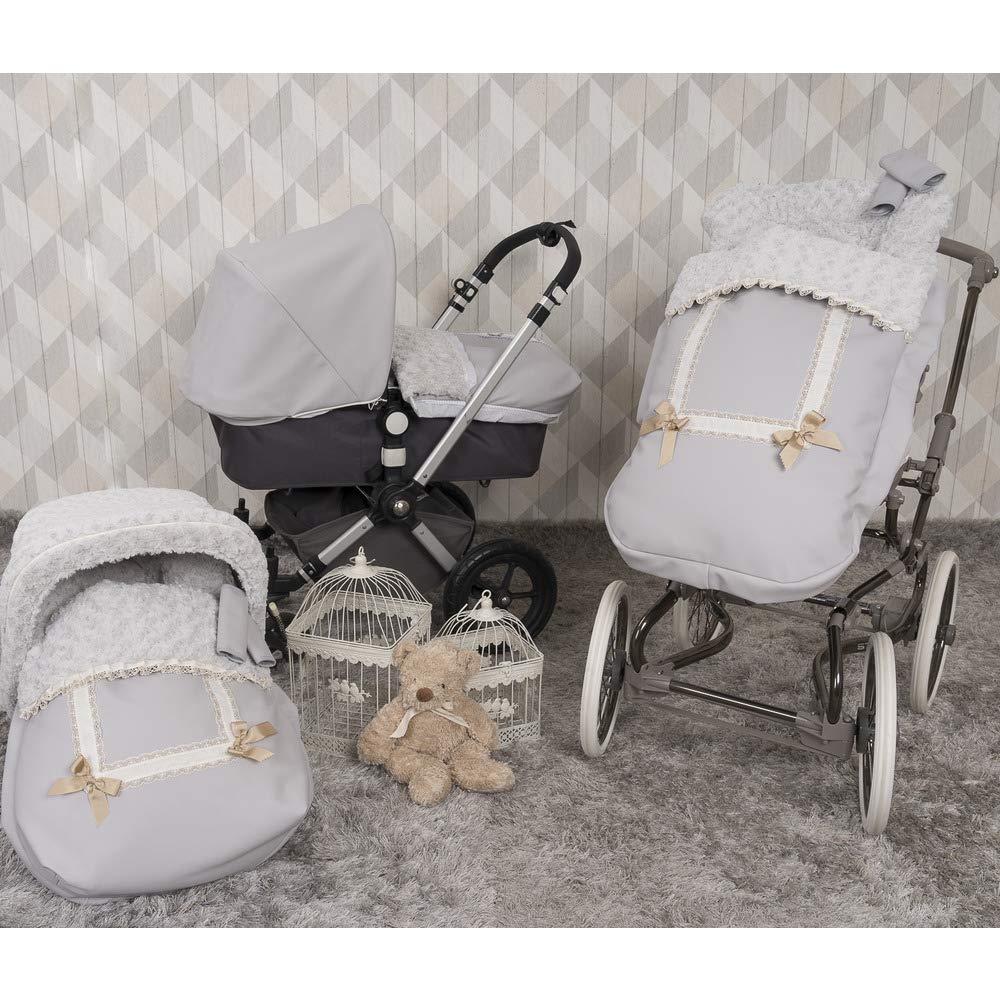 Babyline 2000667 - Skórzane krzesło worek szary