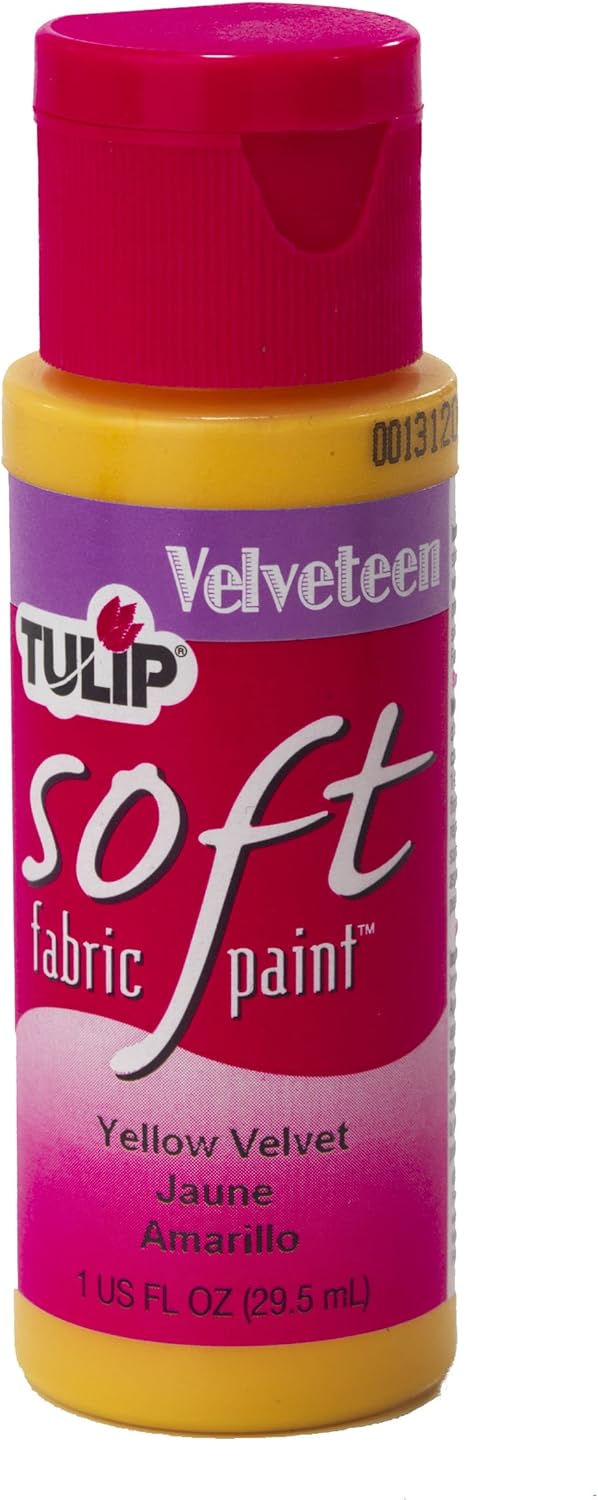 TULIP Soft Fabric Paint 1oz Velveteen Yellow