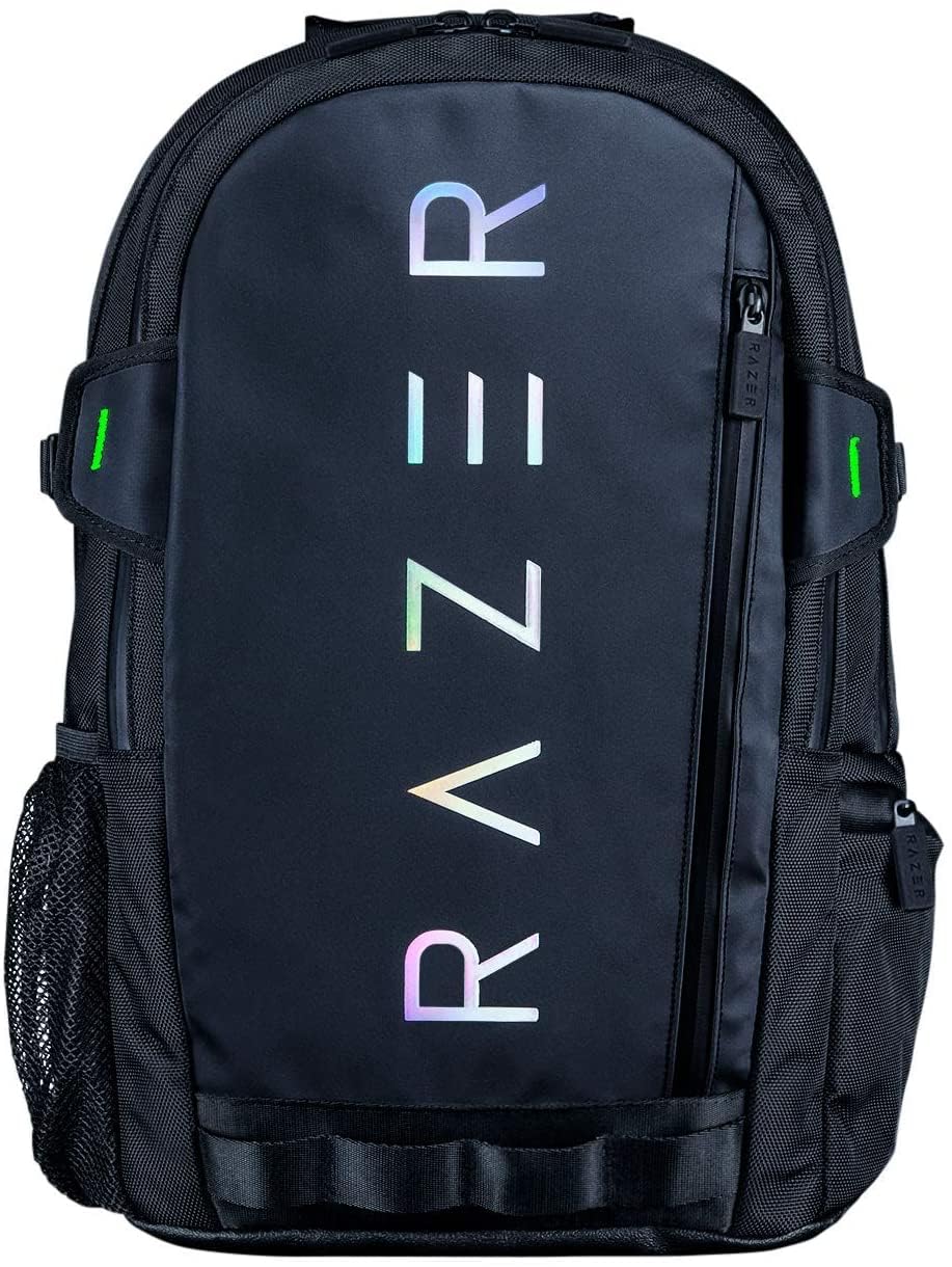 Razer Rogue V3 Sırt Çantası (15,6") - Kompakt seyahat çantası (15 inç'e kadar dizüstü bilgisayar bölmesi, aşınmaya dayanıklı, polyester dış kılıf) siyah/krom