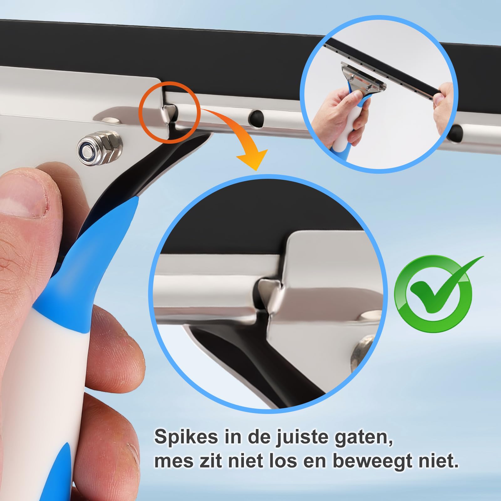 Raamwisser, Raamwisser, Waternevel Glasreiniging Badkamerwisser Cleaner Tool, Spiegelwisser Effectieve allesreiniger voor glas, badkamertegels, spiegels