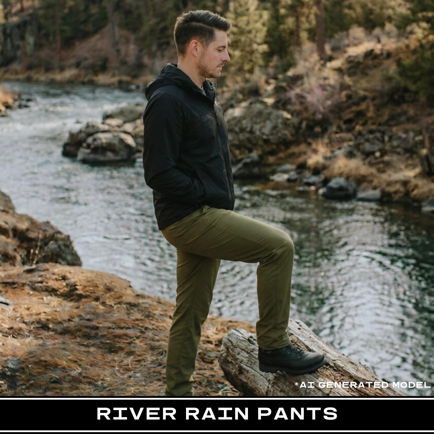ARCTIX - Pantaloni Storm Rain, Pantaloni da Escursionismo Uomo