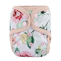 Vista 7 de Pañal para bebé recién nacido 8lbs-10lbs (floral)