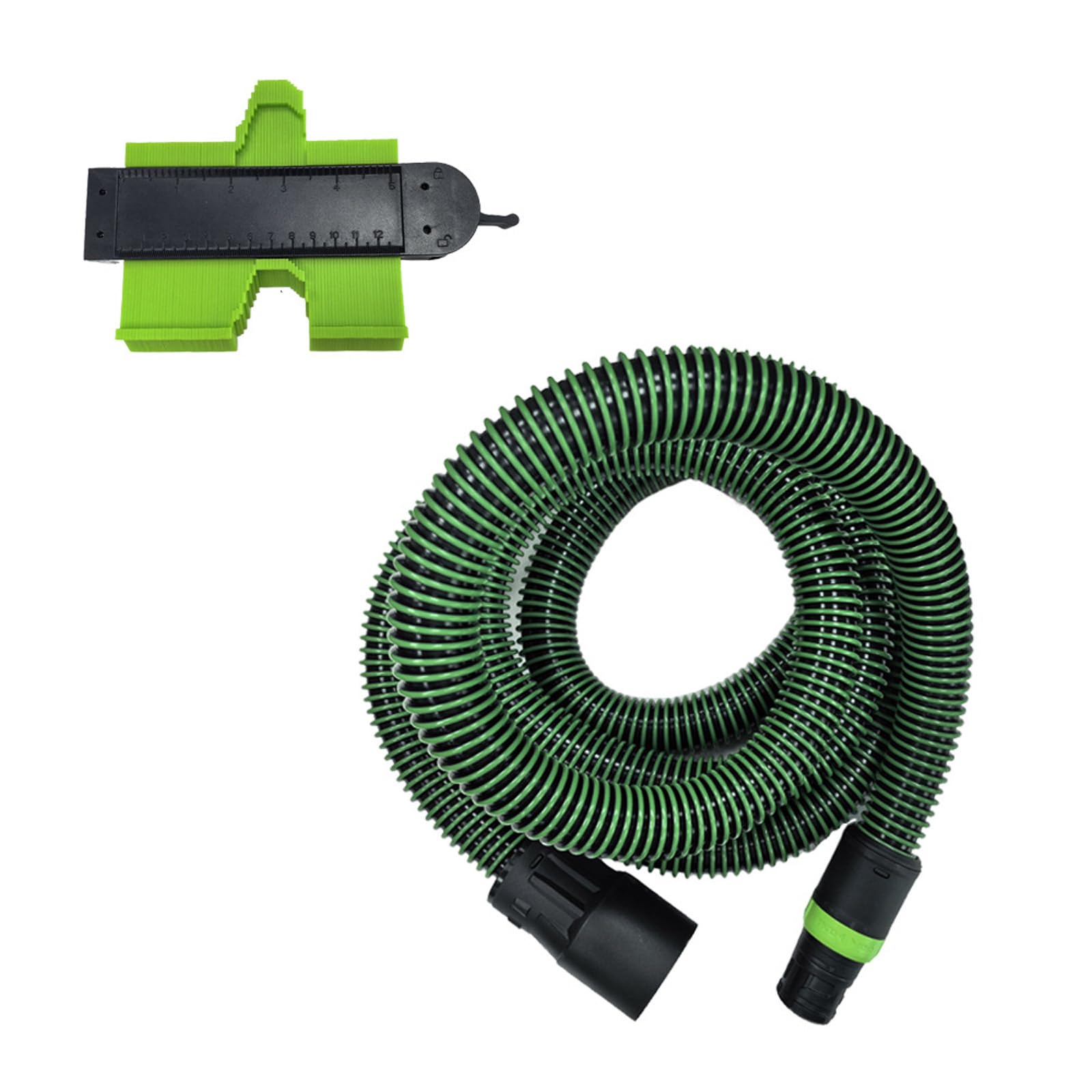 Replacement Cleanup Hose for Workshop Hookup, Corrugated Vacuum Hose Assembly with Locking Connector for Upkeep Replacement Vacuum Hookup Cleanup Assembly Locking Connector Workshop Maintenance Cuff