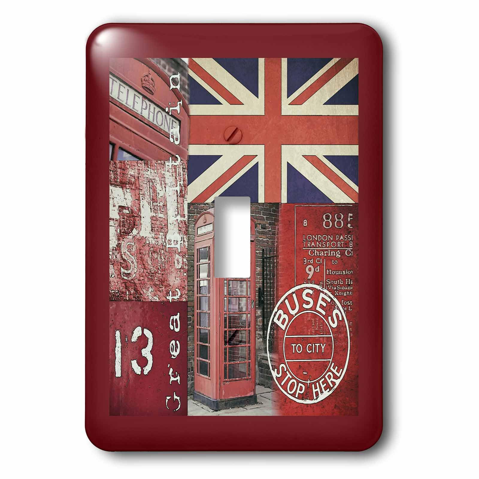 Interrupteur drapeau Royaume-Uni 3dRose lsp_268313_1 pour remplacer vos plaques murales blanches