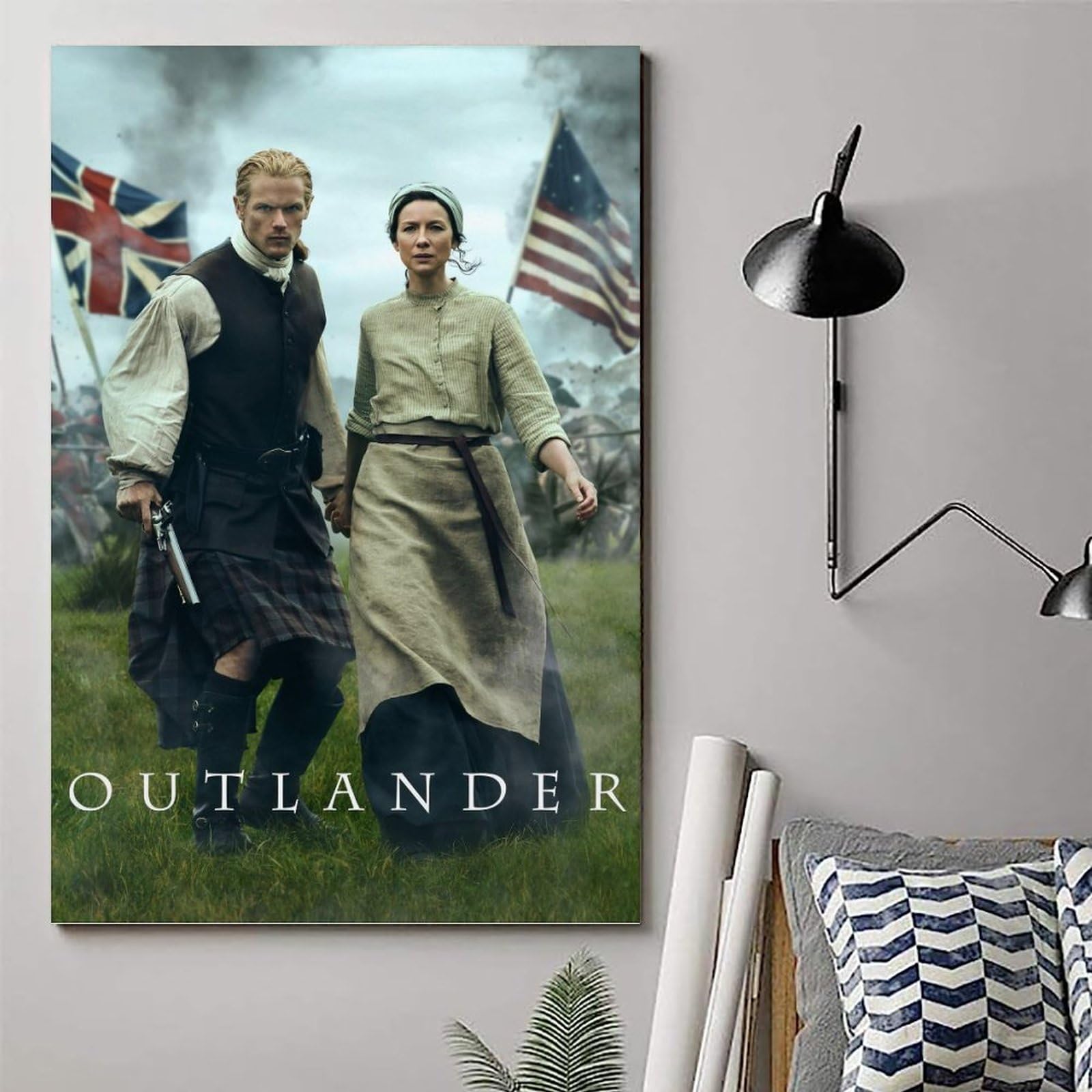 Poster De La Série Télévisée Outlander - Peinture Murale
