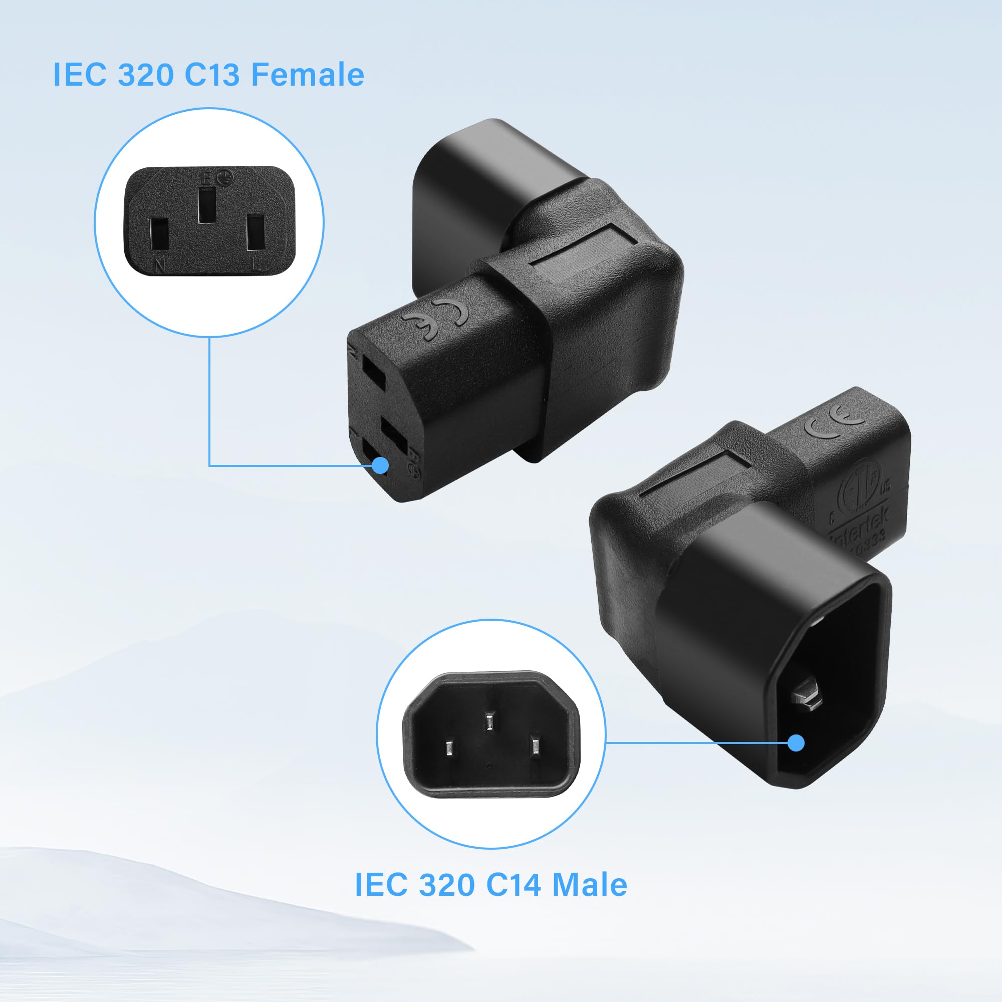 C14 A C13 Y Splitter Yacsejao Iec 320 C14 A 2 C13 1 A 2 De | Cuotas sin