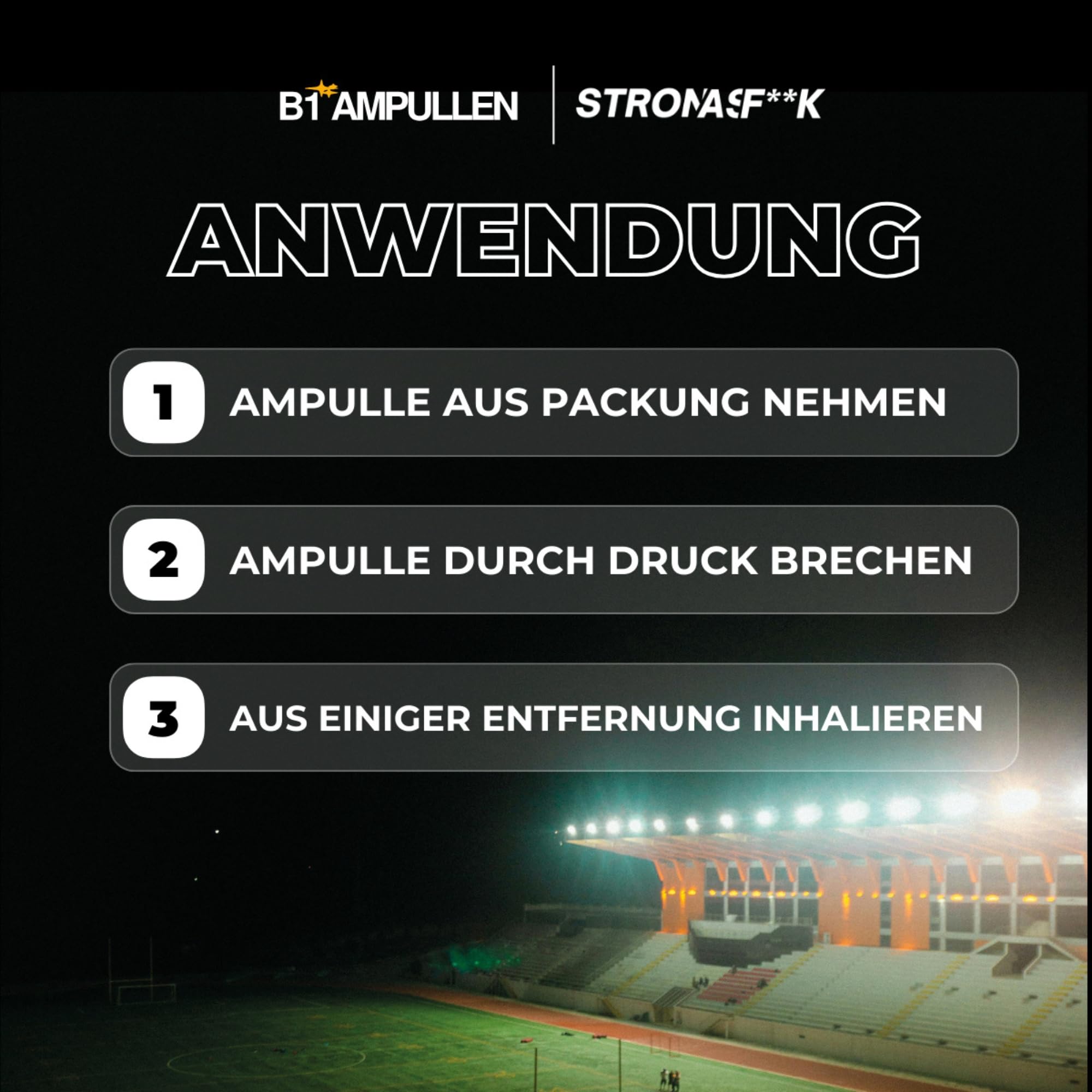 Riechstäbchen Riechampullen - Eishockey, Handball, Kraftsport, Gym & Co. - Ammoniakstäbchen