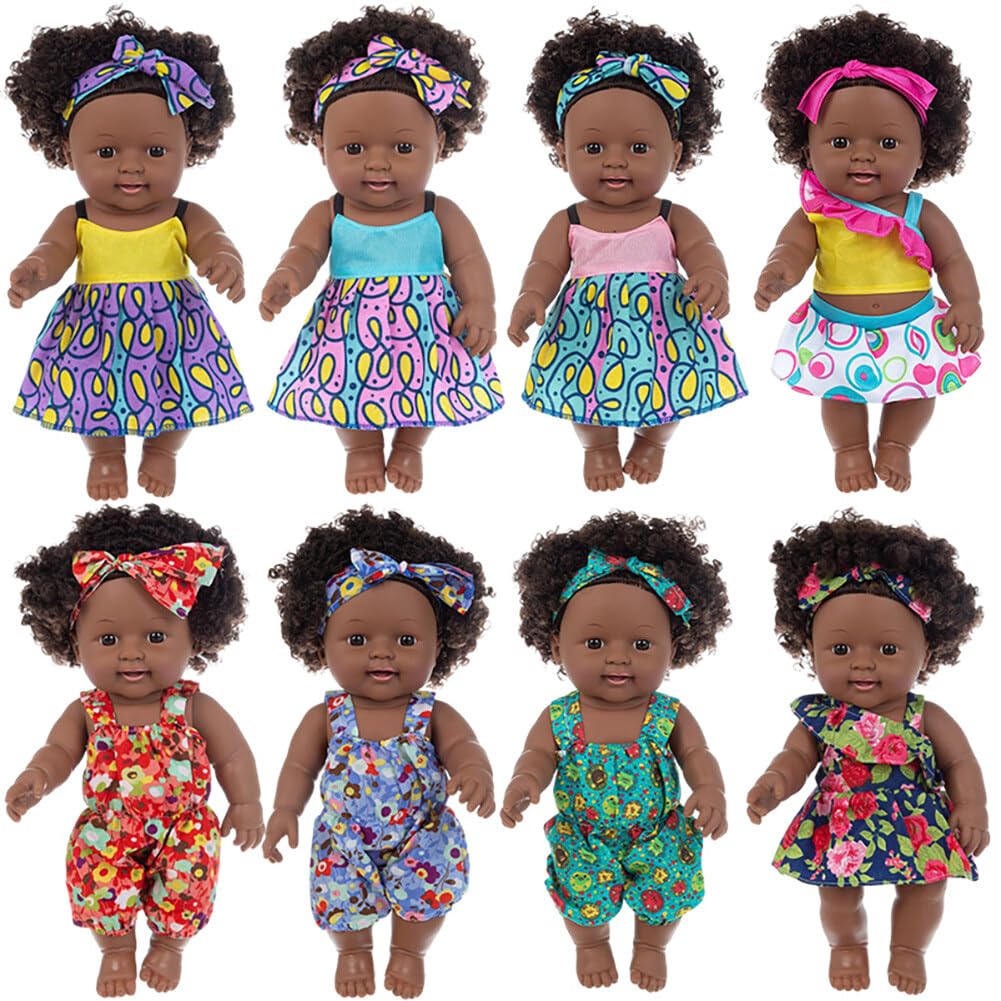 JAWSEU Muñeca De Bebé, Mini Muñecas De Reborn, Juego De Muñecas Lavables, Realistas Para Bebé, Recién Nacidos, Niñas, Niños, Juguetes De Regalo, Mini Muñeca Para Niñas, Niños Pequeños Y Niños