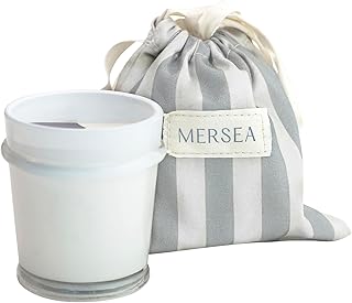 MERSEA Luxury Scented Candle in Sandbag - Saltaire, 40 Hour Burn