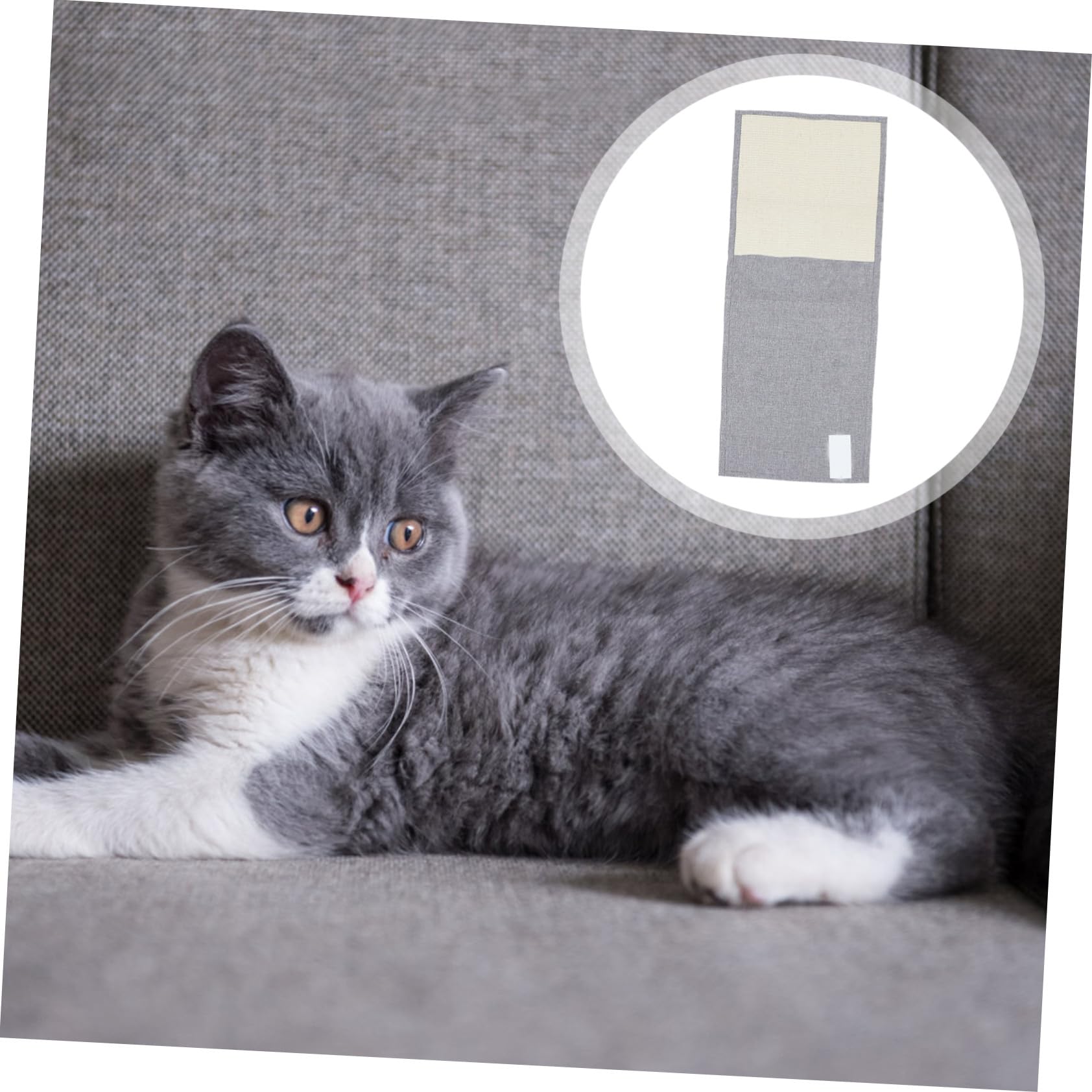 Abaodam Funda Protectora para Sofá Garra de Sisal para Gatos, Alfombra Antiarañazos, Entretenida y Resistente para Casa y Oficina