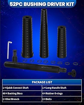 SIXIWANZI 52PCS Bushing Press Kit, Heavy Duty Bushing