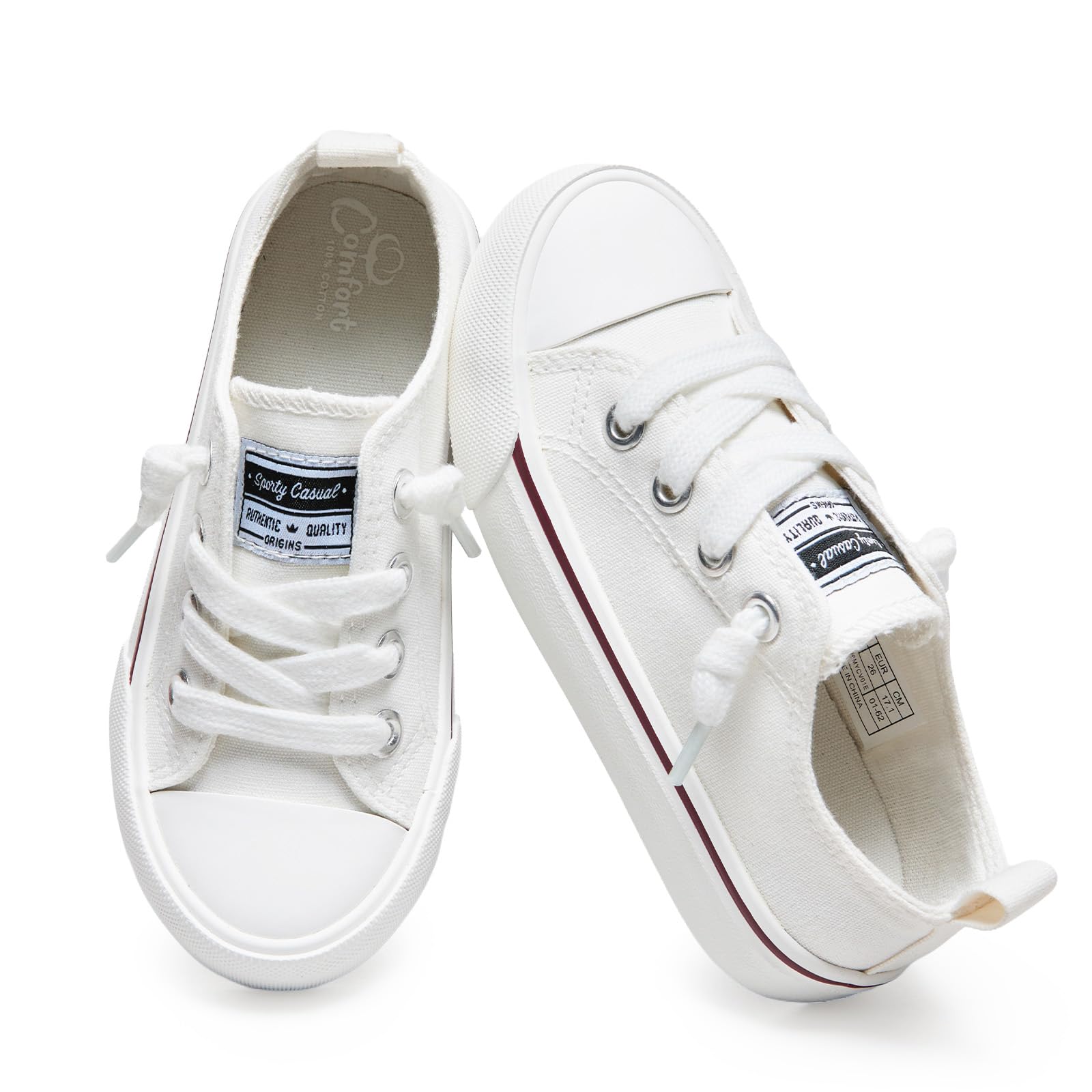 Toddler & Little Kid Low Top Canvas Sneakers