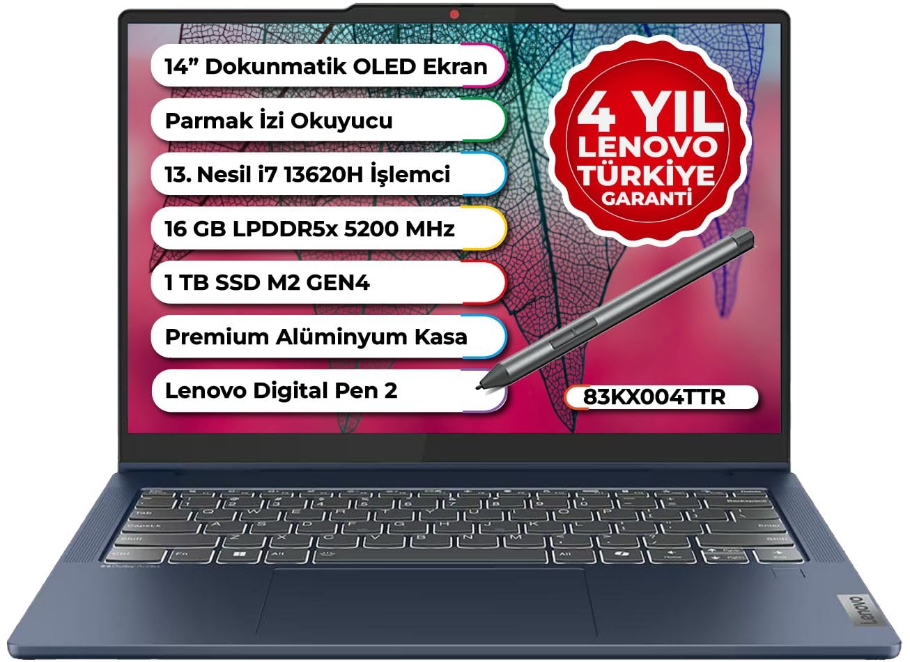 LENOVO Ideapad Slim 5 Case 2 In 1 Intel Core I7-13620h 16 Gb 1 Tb