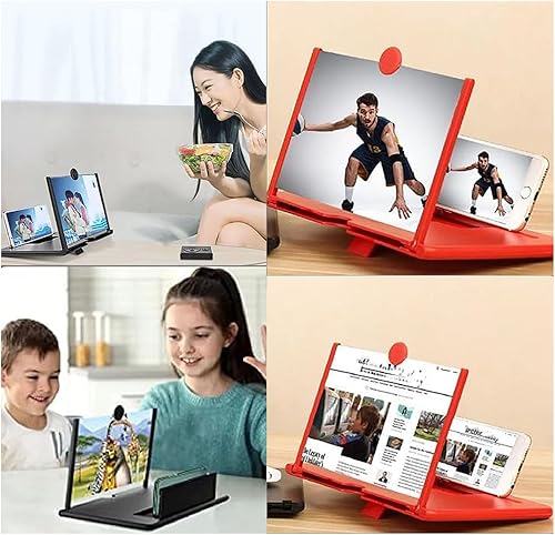 Miniatura 2 de Lupa de pantalla 2023, soporte plegable para teléfono con lupa de pantalla, proyector de teléfono de pantalla HD extraíble, soporte de aumento