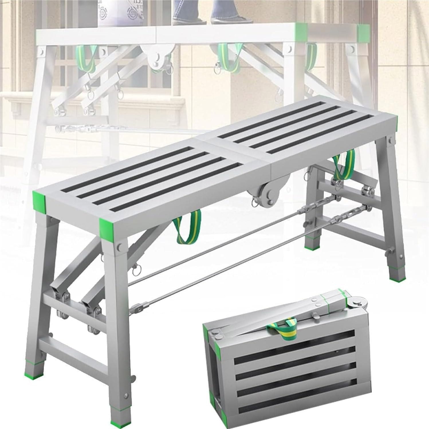 Tabouret échelle multifonctionnel et robuste à capacité de 880 LB