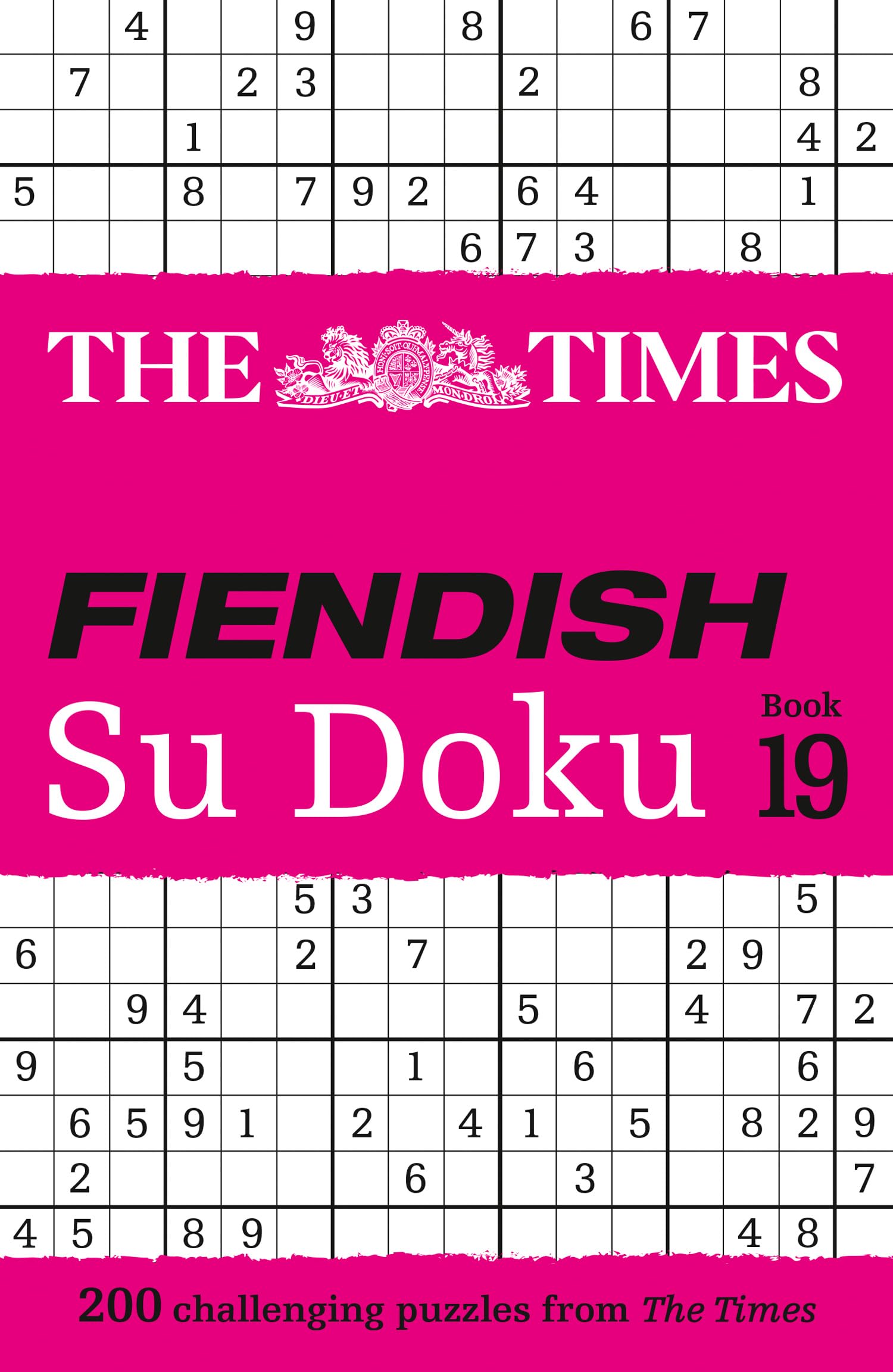 The Times Fiendish Su Doku Book 19 by The Times Mind Games (Paperback Book)