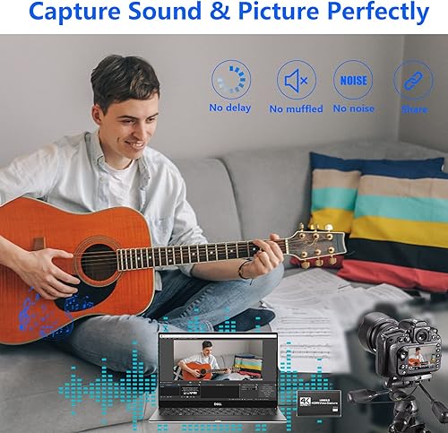 Miniatura 5 de Tarjeta de captura Nintendo Switch tarjeta de captura de video tarjeta de captura de juegos 4K 1080P 60FPS tarjeta de captura HDMI a USB 30 para