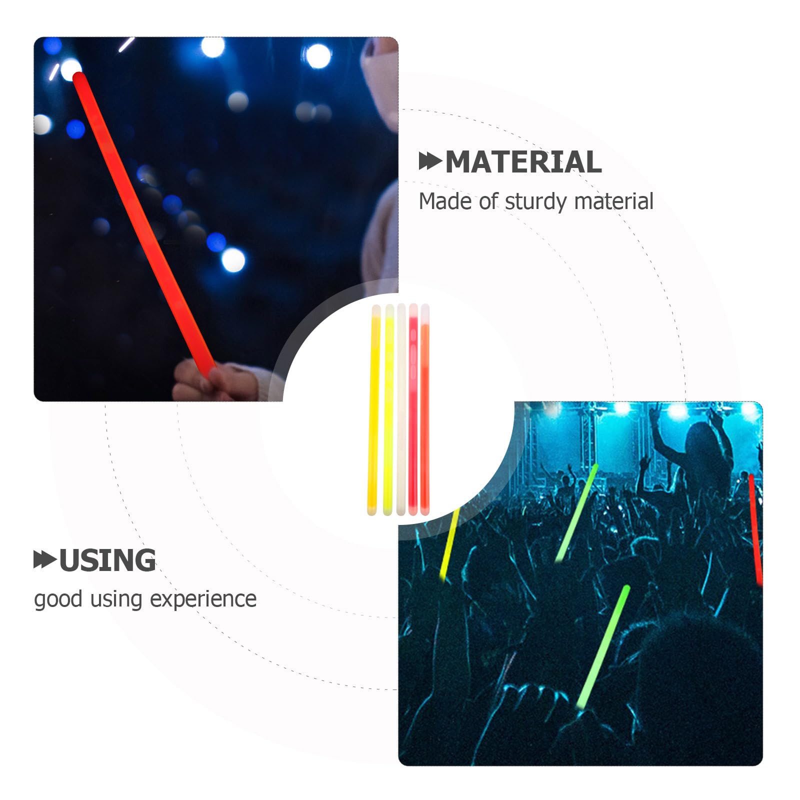 ERINGOGO 10piezas Barras Luminosas Para Fiestas Juguete Luminoso Que La Oscuridad Accesorios Luminosos Para Festivo