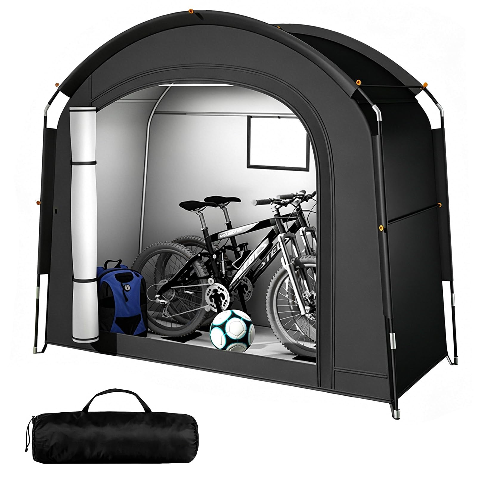 Tente de rangement pour 5 vélos pour protéger vos deux-roues de la pluie
