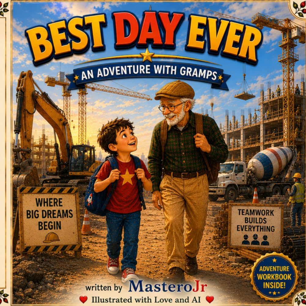 The Best Day Ever: An Adventure with Gramps (MasteroJr Adventures Stories • Facts • Activities)