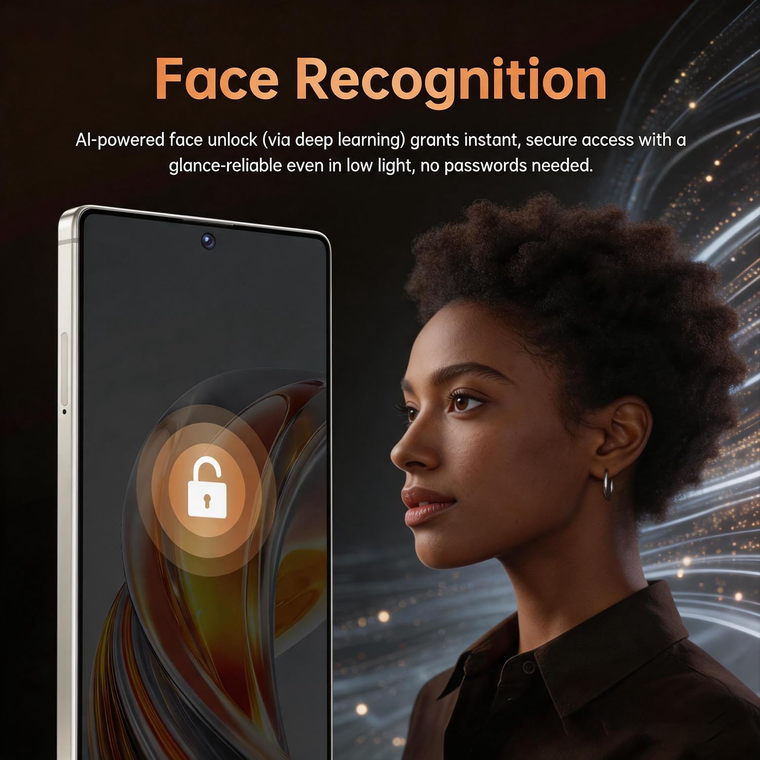 4G Smartphone, 6.6" Écran HD, 4GB+32GB Extensible à 256GB, Caméra 13MP+21MP, Android 12, Déverrouillage Facial/WiFi/GPS/OTG USB/Stylet intégré (Black)