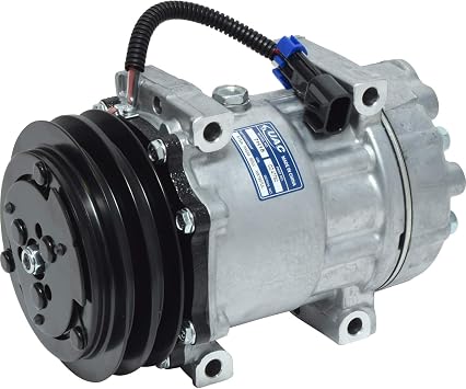 A/C Compressor SD7H15 for Volvo ACL VN VNL WAH WG WI White/GMC WCL WHL WIL - 1410024 20370290 8082269 85104593 QR